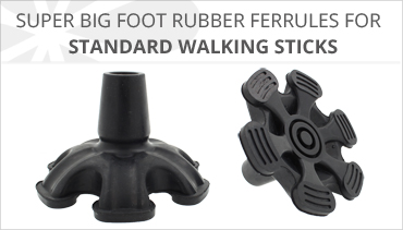 SUPER BIG FOOT FERRULES FOR WALKING STICKS